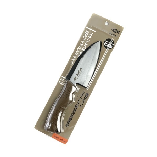 DEBA KNIFE【錆びにくい日本製出刃包丁/カバー付】